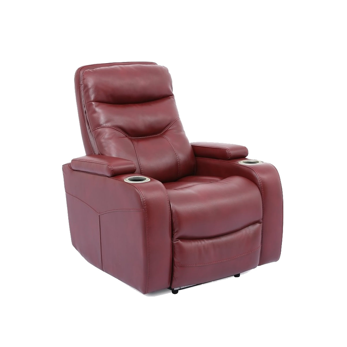 Single Seat Manual Recliner with Cupholder (KX70107M) La Sedia