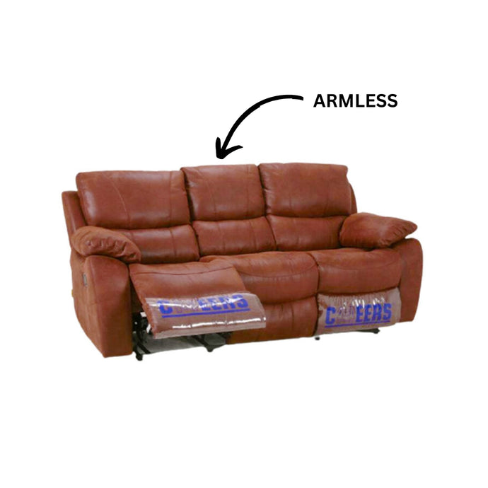 Manual Recliner Rustic Brown Sofa (F8753 #803)