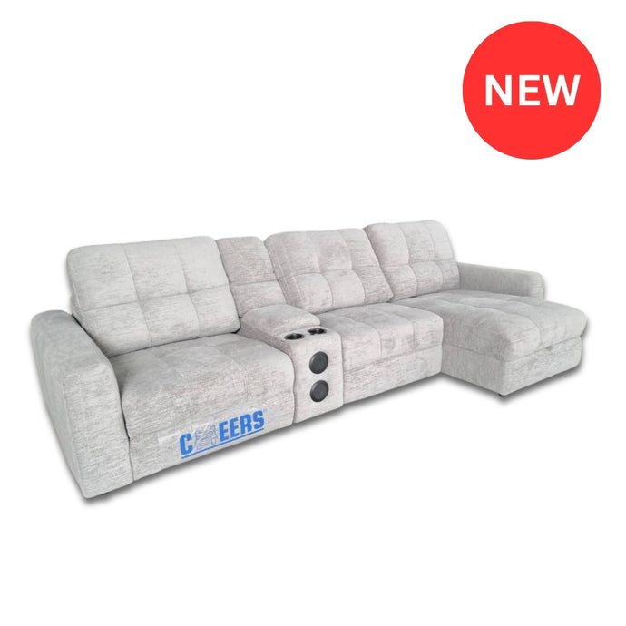 Power Recliner L-Shape Sofa with Musical Console (CHE-51200M)