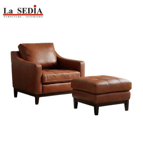 CLASSIC LEATHER SOFA (GJ-KF7038)